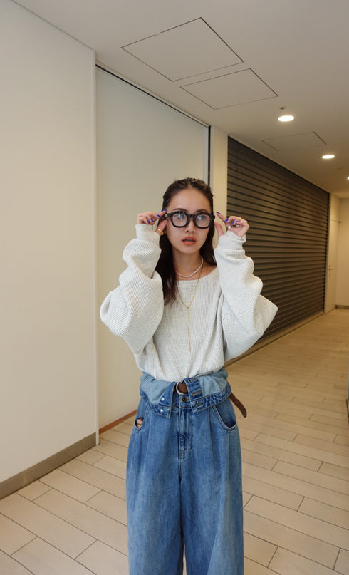 ウエストマークルーズデニム